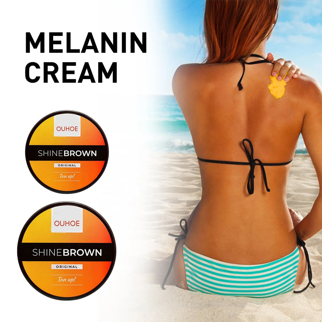 Intensive tanning luxe gel body tanning cream and aloe vera after sun repair set in 50g pots