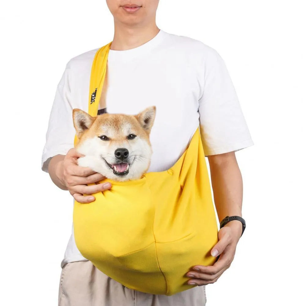 Foldable cat messenger backpack in a choice of colours, shown with shoulder straps and breathable panels.