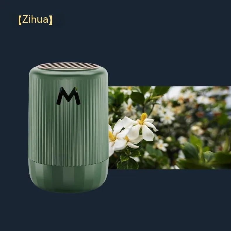 Solid car aromatherapy decoration cup in chosen colour, measuring 10cm by 6cm.