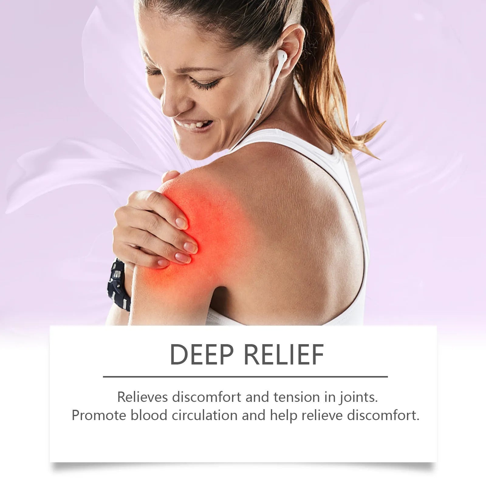 100g body massage gel container for knee and elbow joint care with quantity options