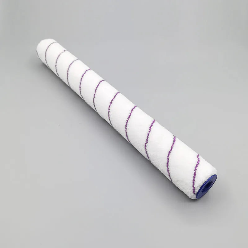 18-inch lengthened paint roller with long medium and short brush heads for wall painting