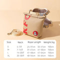 Cartoon hamburger print adjustable vest leash and backpack for a dog.