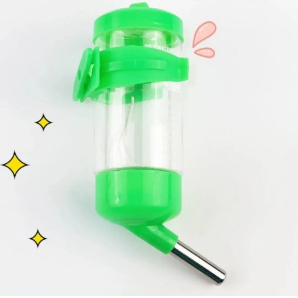 Plastic ball kettle pet water feeder in green, yellow, pink, white, or sky blue colours for small animals