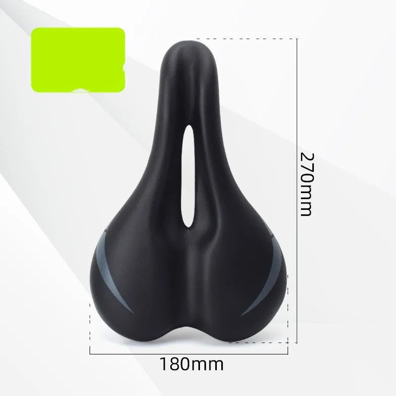 Bike saddle cushion in 3147 hollow colour, 270mm by 180mm, showing PU leather exterior