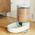Automatic grey pet water fountain with 3.8L capacity for cats and dogs