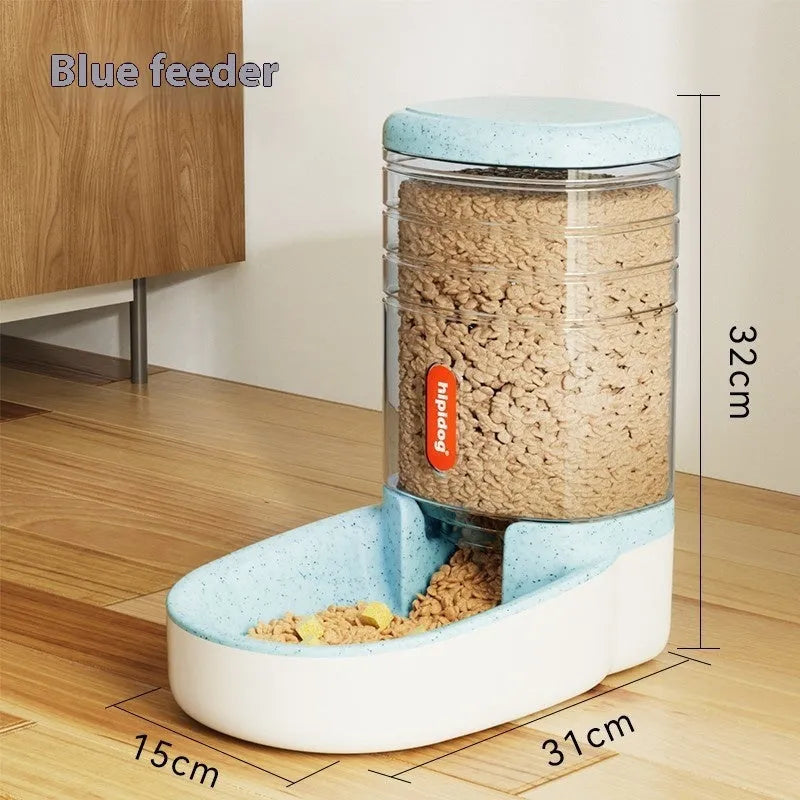 Automatic grey pet water fountain with 3.8L capacity for cats and dogs