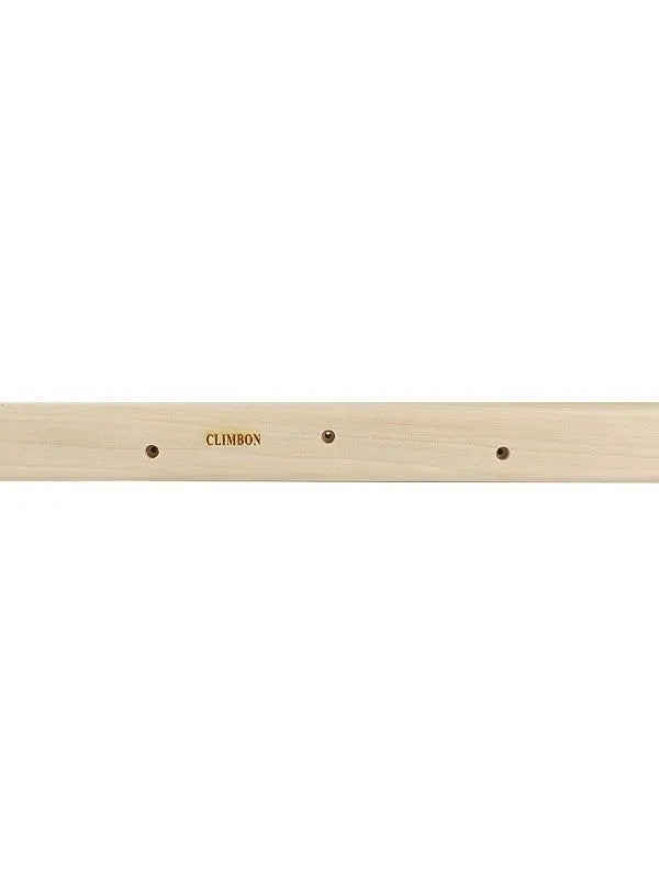 Set of three solid wooden grip training fingerboards in different lengths: 12cm, 40cm, and 50cm