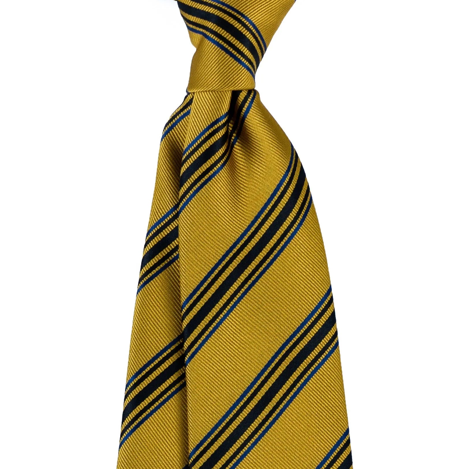 Men's arrow shaped jacquard tie in South Korea silk and polyester yarn, 147cm length, on white background