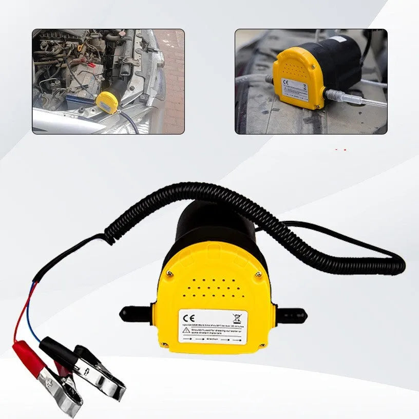 12V electric self-priming oil gear pump with engineering plastic body for diesel transfer