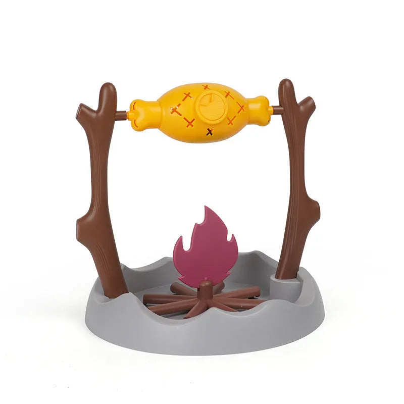 Barbecue style tumbling cat food feeder toy with leakage design 30x30x29cm