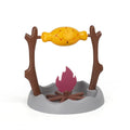Barbecue style tumbling cat food feeder toy with leakage design 30x30x29cm