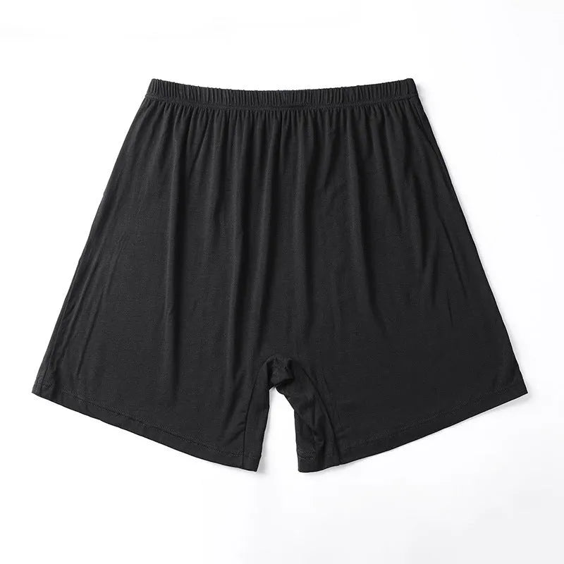 Men's solid colour modal boxer shorts on a white background, showing high waistband.