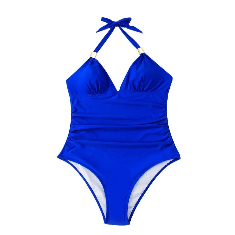 Women's conservative swimwear in quick-drying polyester fabric with spandex lining