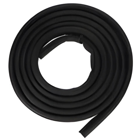 Black rubber sliding door seal for Toyota Hiace high roof measuring 5 metres length