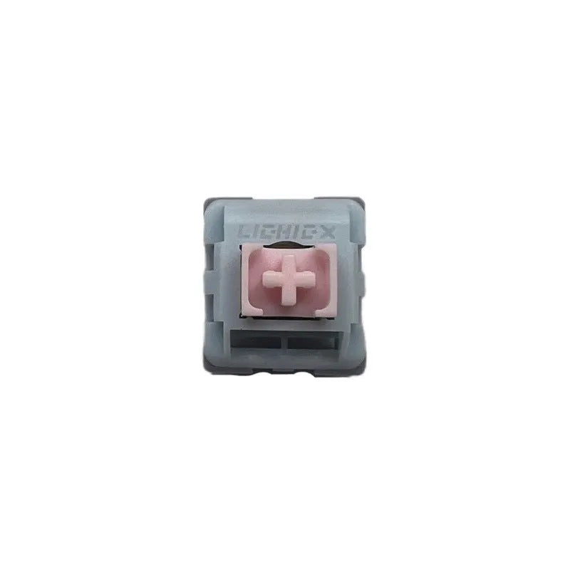 Dew Axis mechanical keyboard switch bottom body with three-colour shaft core and bridge plug-in structure