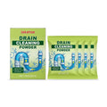 120G pack of drain unblocking powder for sinks and pipes with sodium hydroxide formula.