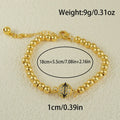 Women's copper bracelet with heart shape design and single zircon decorative element