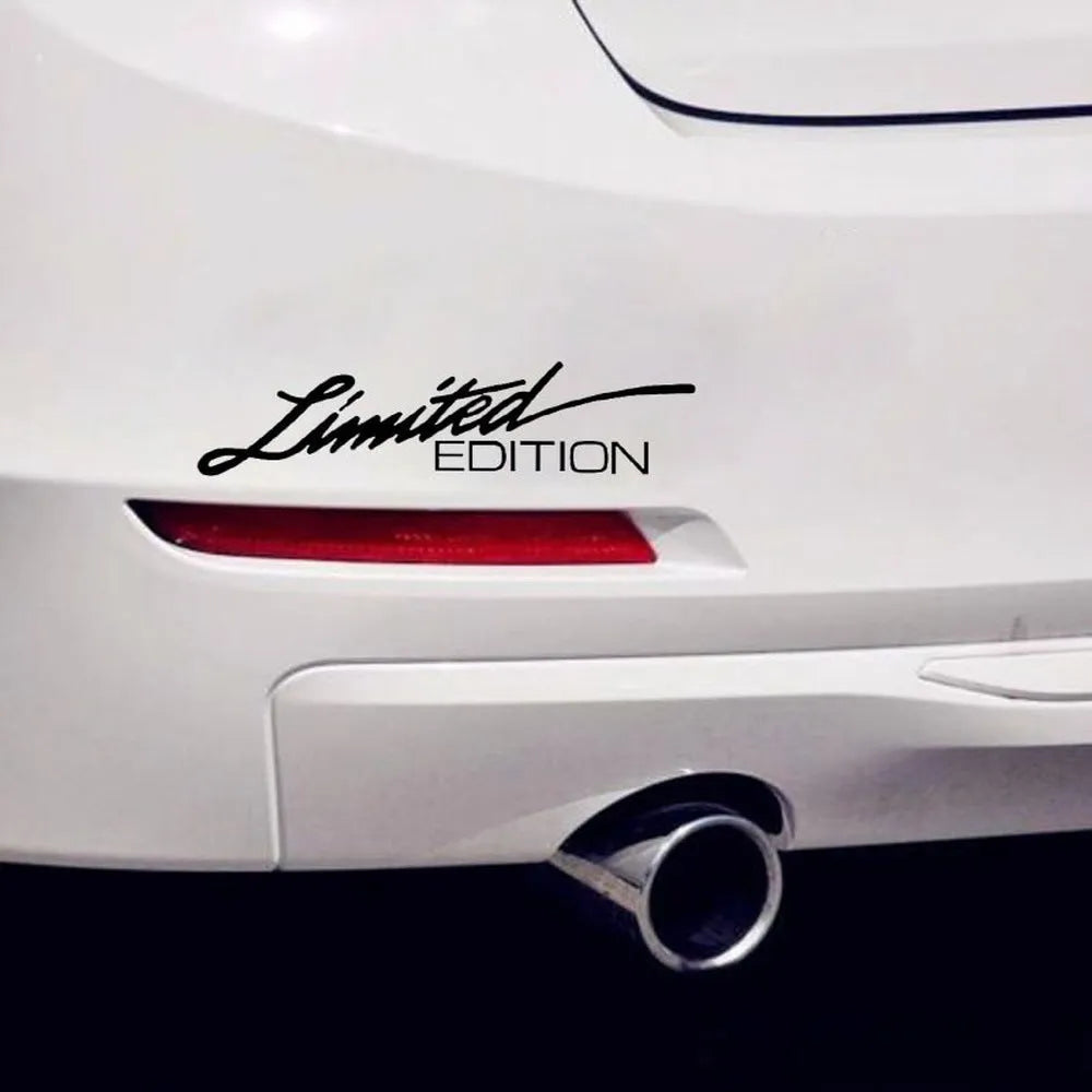 Reflective plastic bumper sticker with British design, measuring 16cm by 3.8cm.