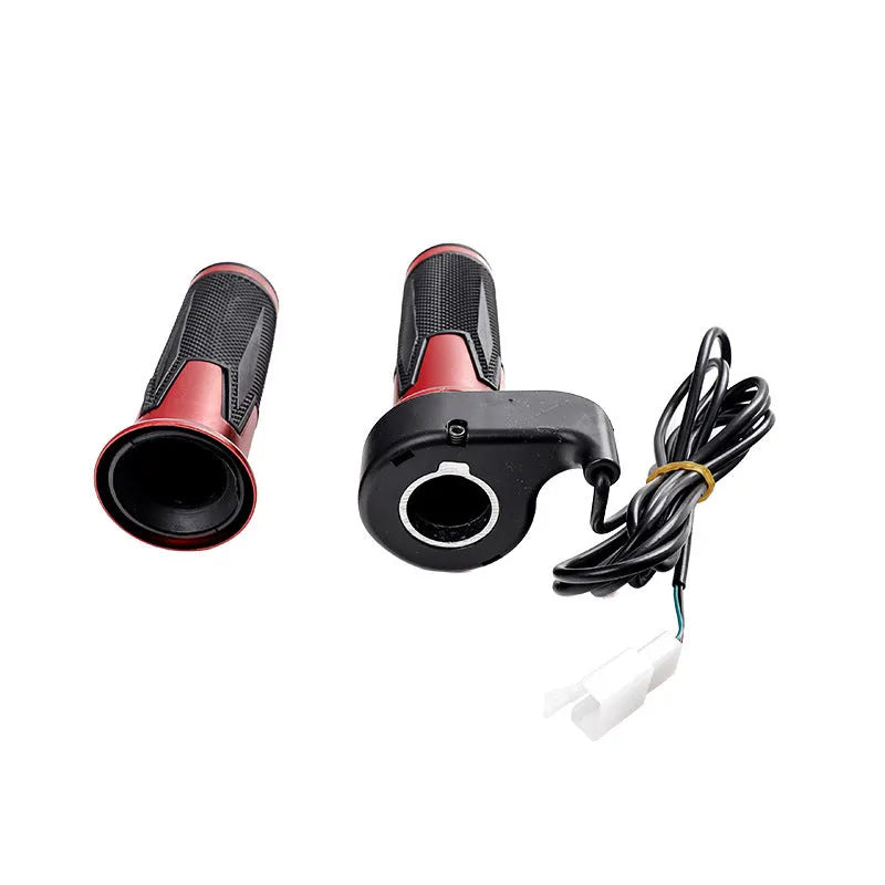 Plastic three-speed rotating accelerator handle for three-wheel electric car modification with 3-wire plug.