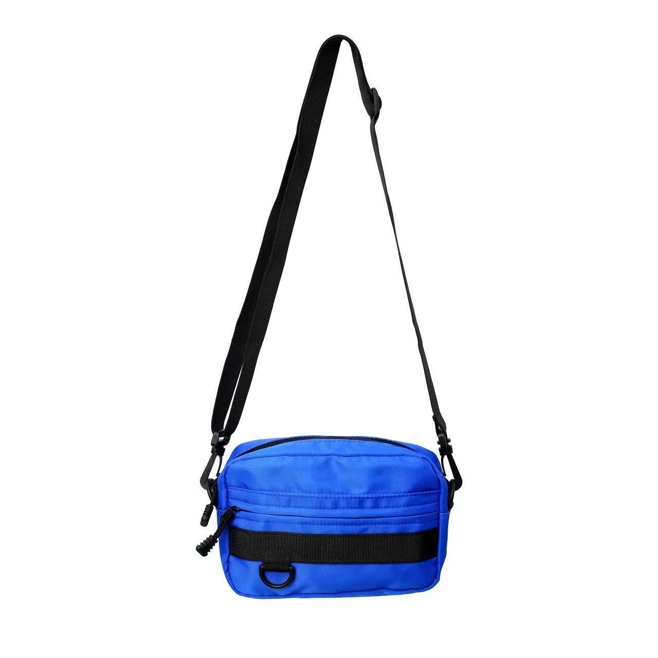 Men's nylon messenger crossbody bag street style with sewing thread detailing