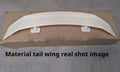 Universal punch-free car spoiler in ABS plastic for exterior modification, shown in available finishes.