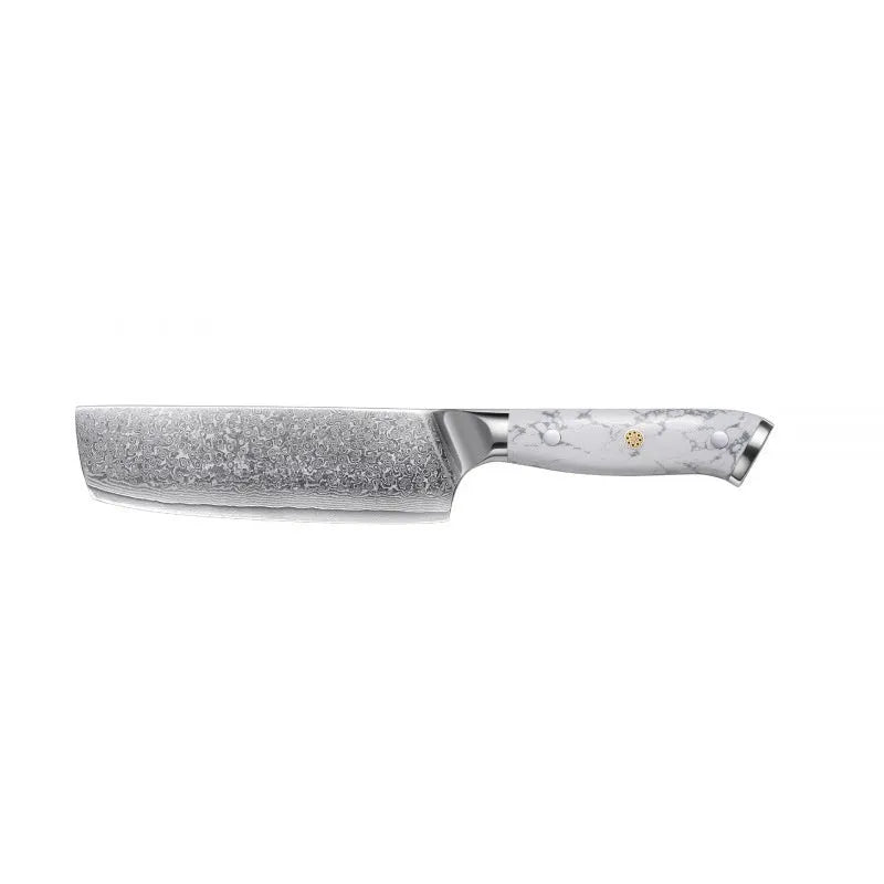Damascus pattern VG10 steel combined chef's knife with 21cm blade for multiple kitchen cutting functions