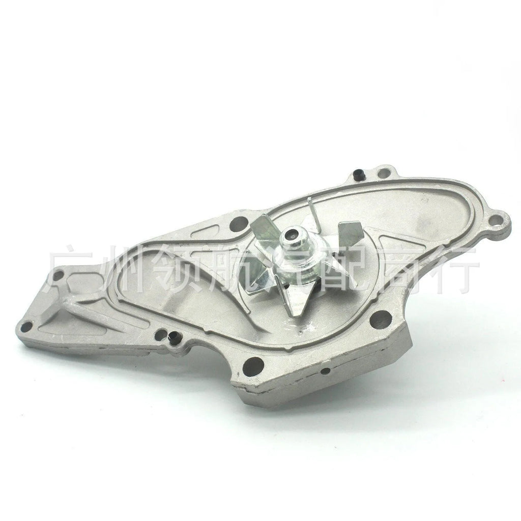 Metal belt and water pump assembly kit measuring 28cm by 18cm by 16cm