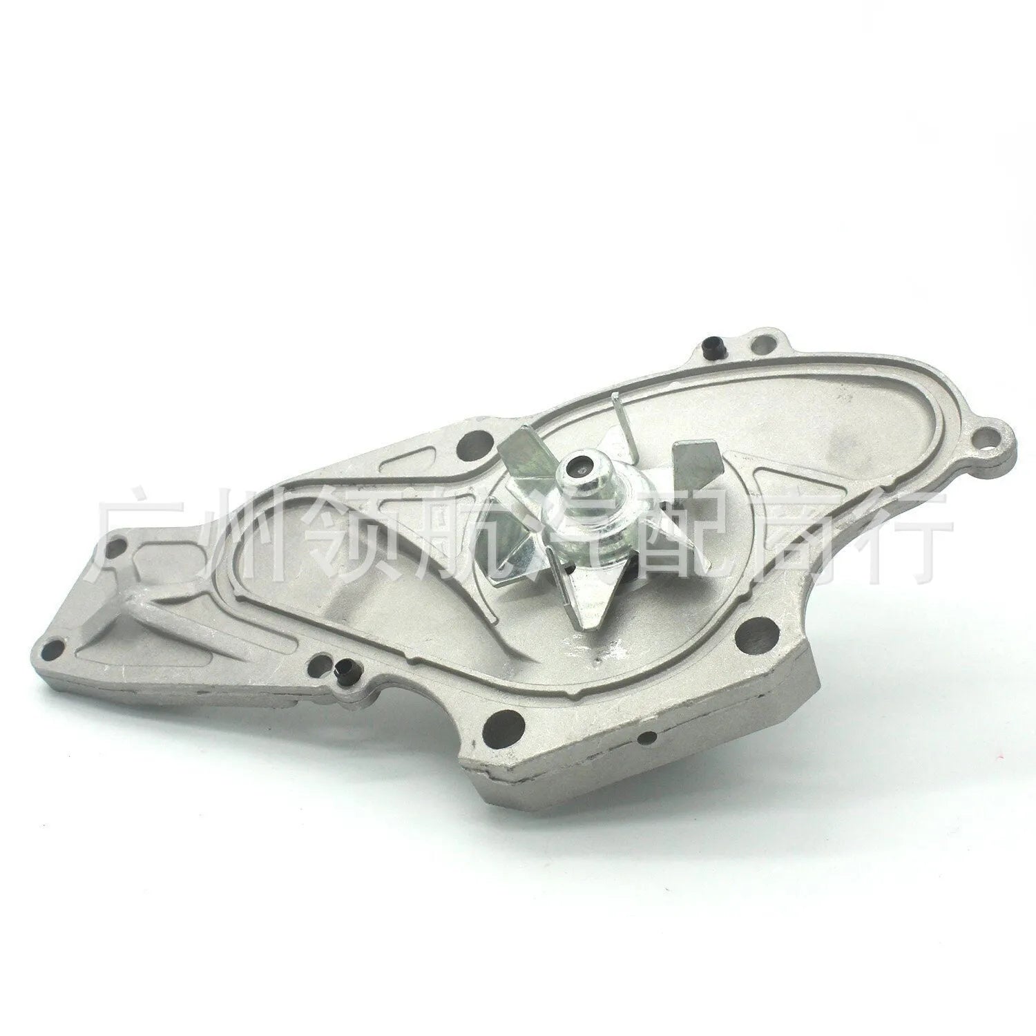 Metal belt and water pump assembly kit measuring 28cm by 18cm by 16cm