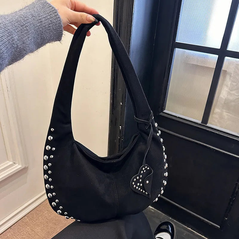 Women's soft plush strapless tote handbag in a retro style, shown in multiple colour options.