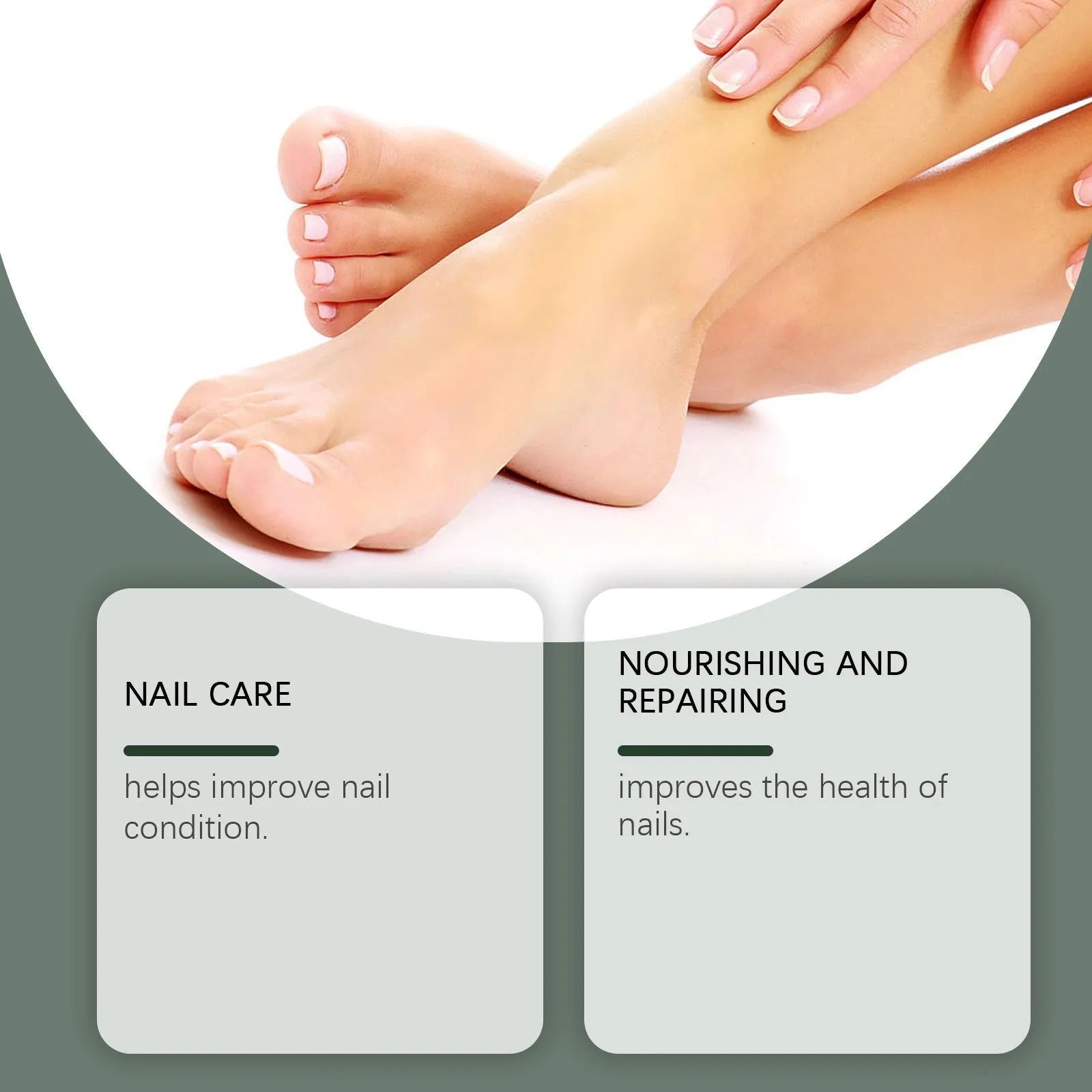 30ml bottle of mild brightening and nourishing nail care solution
