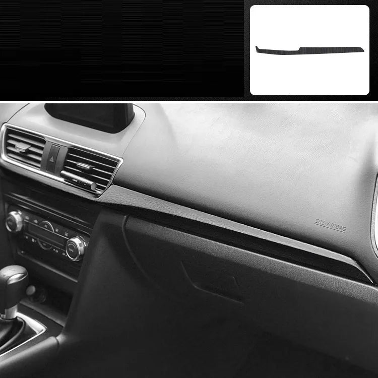 Unksera car interior decorative film sticker kit for centre console, dashboard, and handbrake cover.