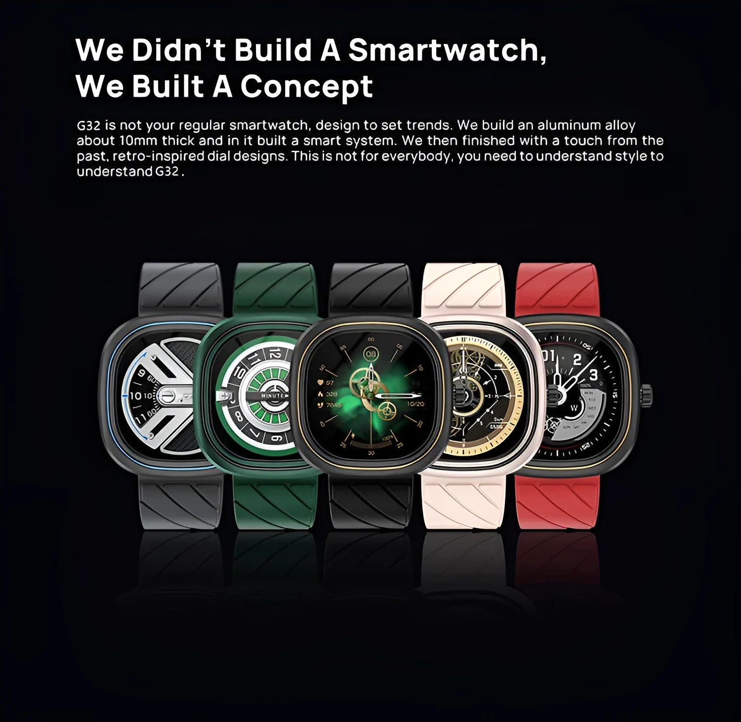 Fashion Bluetooth smart bracelet sports watch with 1.32-inch screen on silicone wristband
