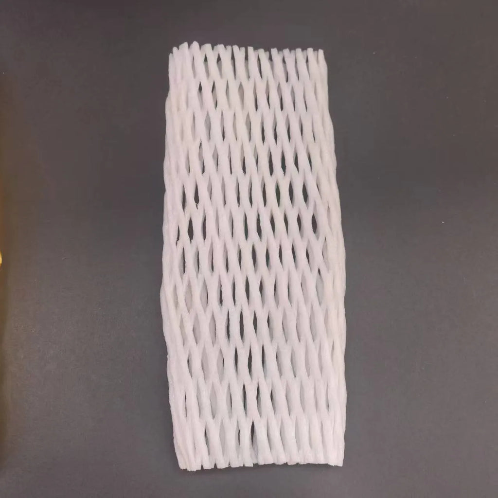 Ordinary white foam net protective case shown in various sizes for delicate items.
