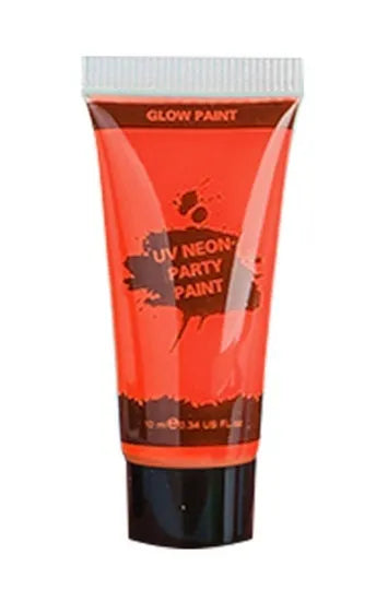 25ml tube of neon green gouache face and body paint, safe and non-toxic.