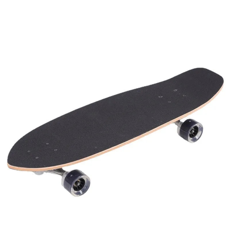 White maple wood street scooter skateboard with 31-inch deck