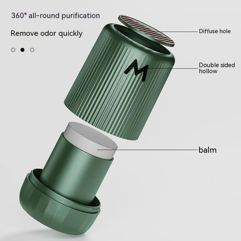 Solid car aromatherapy decoration cup in chosen colour, measuring 10cm by 6cm.