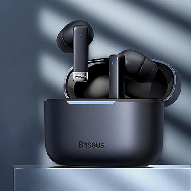 Active noise cancellation true wireless earbuds in black with charging box and Type-C cable, IPX5 waterproof, Bluetooth 5.3