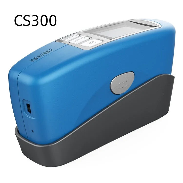 Portable digital glossiness tester for measuring surface shine on paint, plastic, and furniture