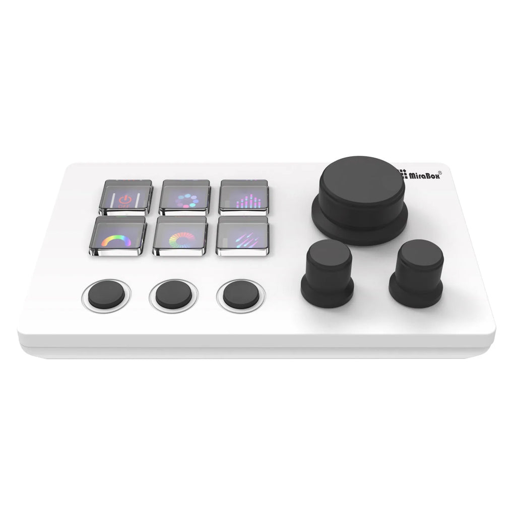 Black silicone numeric keypad with USB cable and mounting bracket on desk
