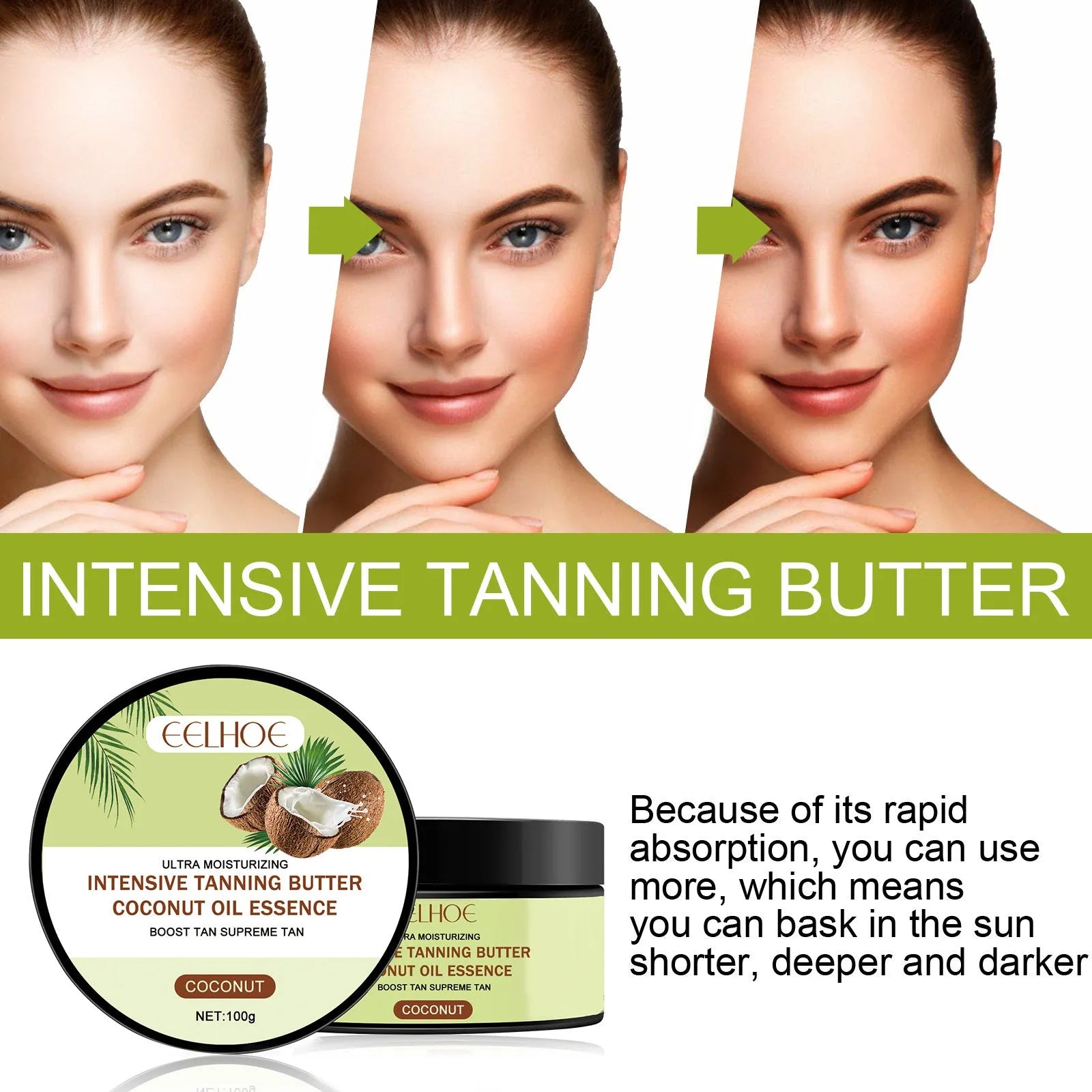 Help Black Frost coconut oil hair conditioning cream 100g with blackening effect