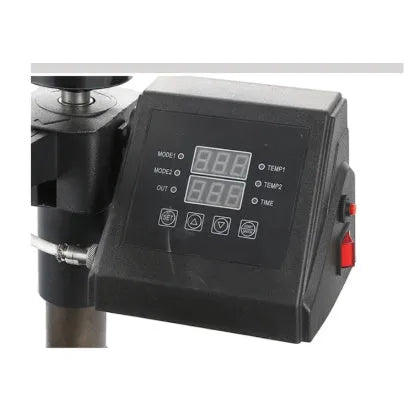 Black thermal transfer machine with 70x70cm heating plate for T-shirt and textile printing