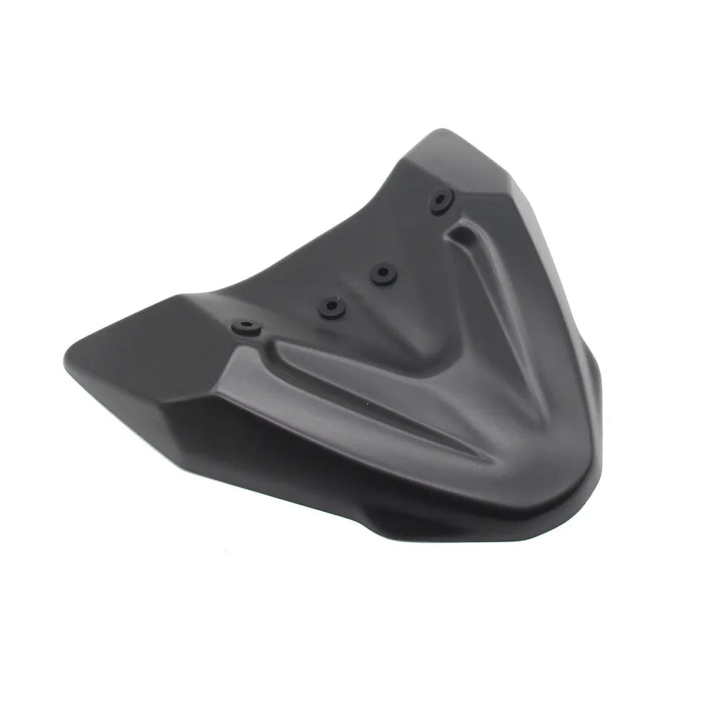 Black ABS plastic fixed wind front wing for KTM 390 Adventure and 790 Adventure motorcycles