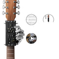 Black automatic guitar chord practice device for novice folk playing and singing