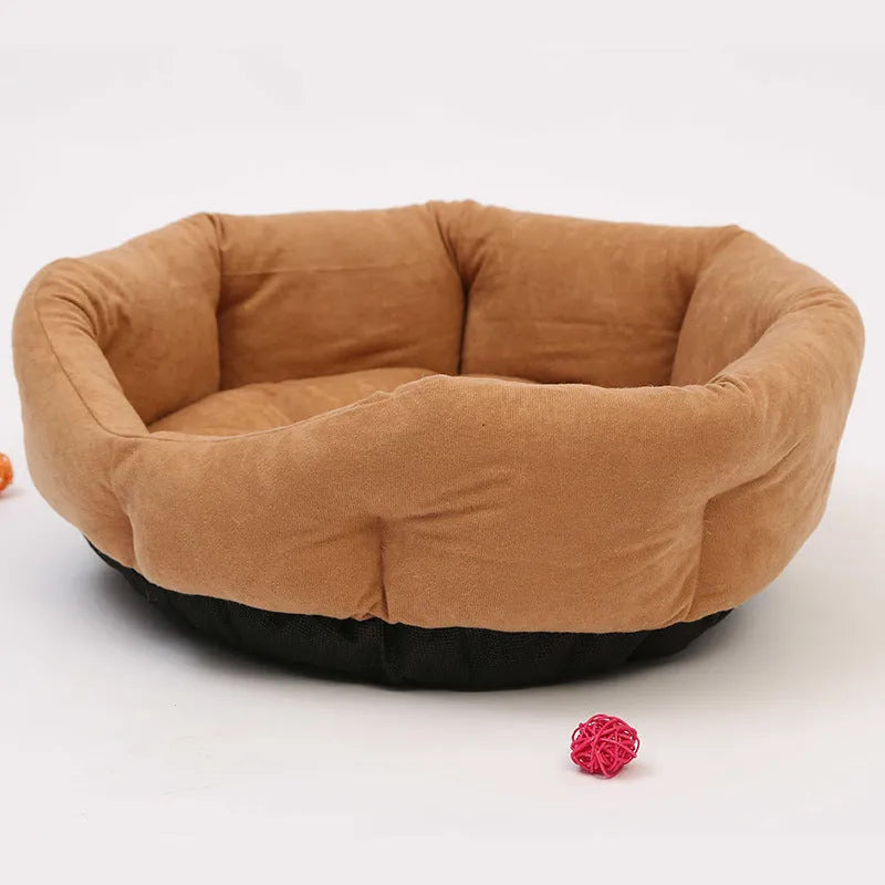 Blue cloth pet nest 50cm wide for small dogs and cats with 15cm rim height