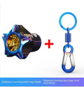 Motorcycle key cover accessory in T6 aluminium with hexagonal, five-pointed star and plum blossom design options