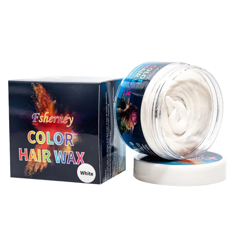 120g tub of hair styling clay shown in one of its nine colour variants.