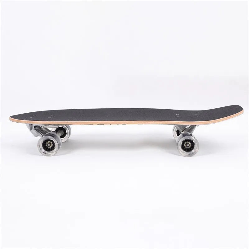 White maple wood street scooter skateboard with 31-inch deck