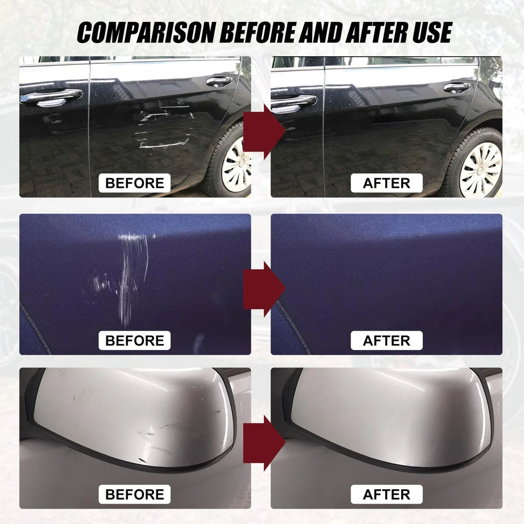 60ml car scratch repair wax container with application cloth for automotive paint scratch maintenance