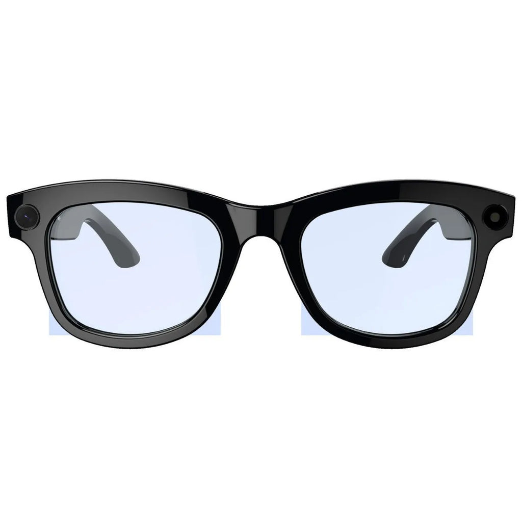 M01 HD camera AI translation intelligent video glasses with black lenses, PC ABS frame, button controls