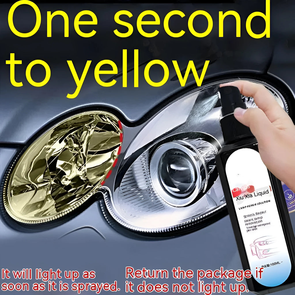 100 ml bottle of car headlight renovation repairing liquid for plastic lenses
